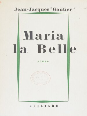 cover image of Maria la Belle